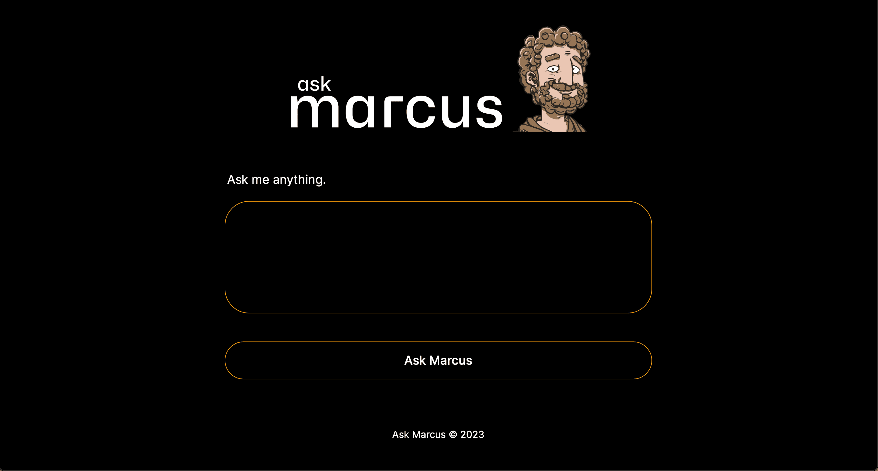 screenshot of Ask Marcus